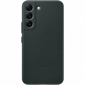 Husa de protectie Samsung Leather Cover pentru Galaxy S22, Forest Green Husa de protectie Samsung Leather Cover pentru Galaxy S22, Forest Green