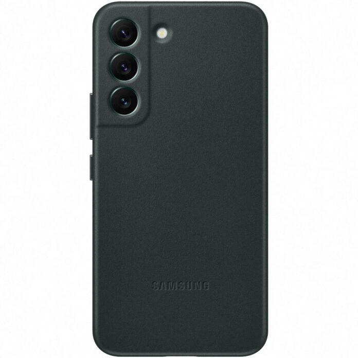Husa de protectie Samsung Leather Cover pentru Galaxy S22, Forest Green Husa de protectie Samsung Leather Cover pentru Galaxy S22, Forest Green