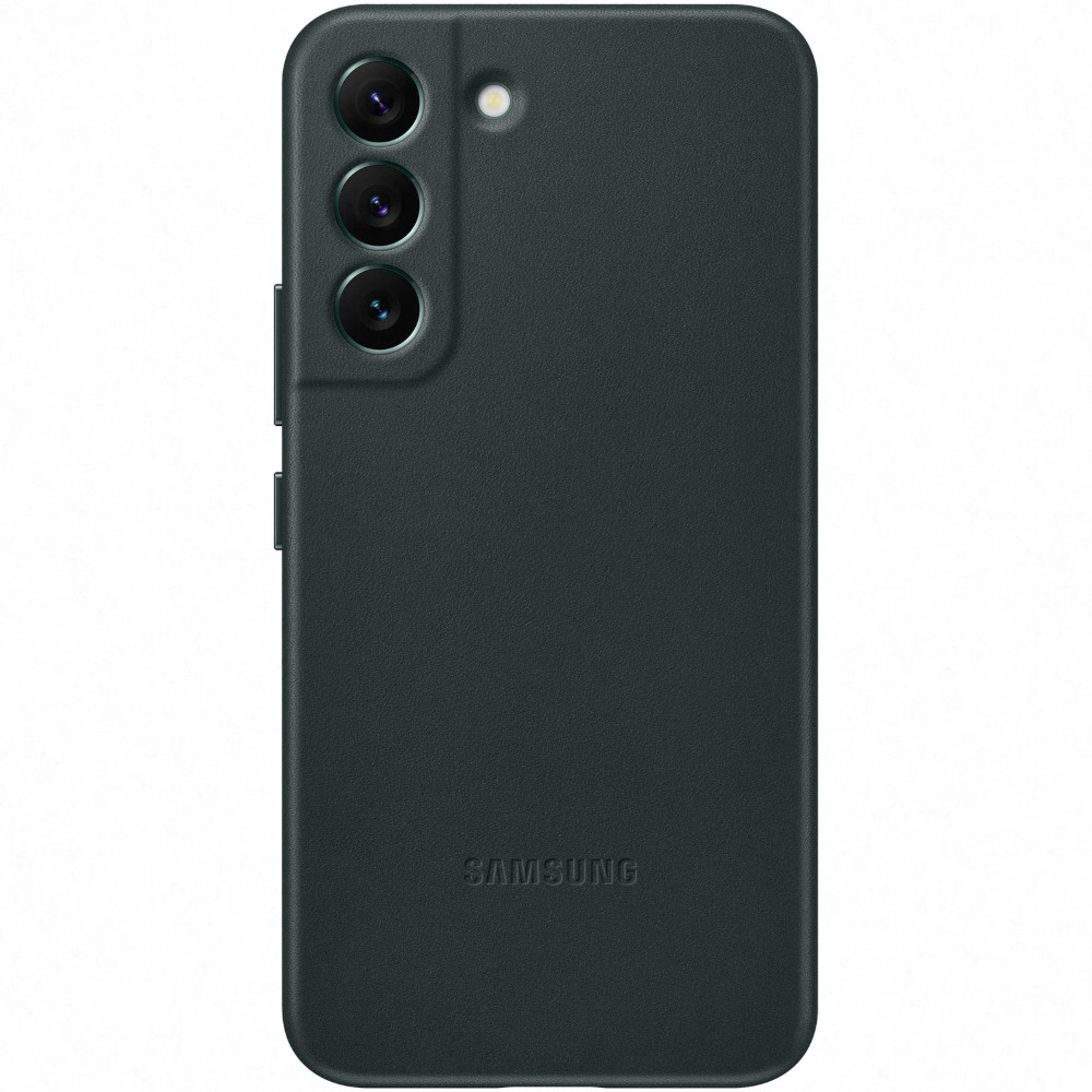 Husa de protectie Samsung Leather Cover pentru Galaxy S22, Forest Green Husa de protectie Samsung Leather Cover pentru Galaxy S22, Forest Green