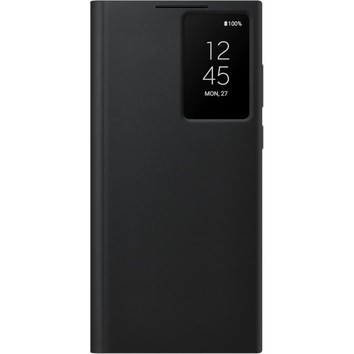 Husa de protectie Samsung Smart Clear View Cover pentru Galaxy S22 Ultra, Alb Husa de protectie Samsung Smart Clear View Cover pentru Galaxy S22 Ultra, Alb