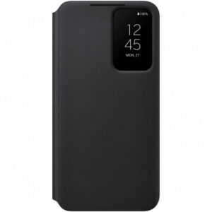 Husa de protectie Samsung Smart Clear View pentru Galaxy S22, Negru Husa de protectie Samsung Smart Clear View pentru Galaxy S22, Negru