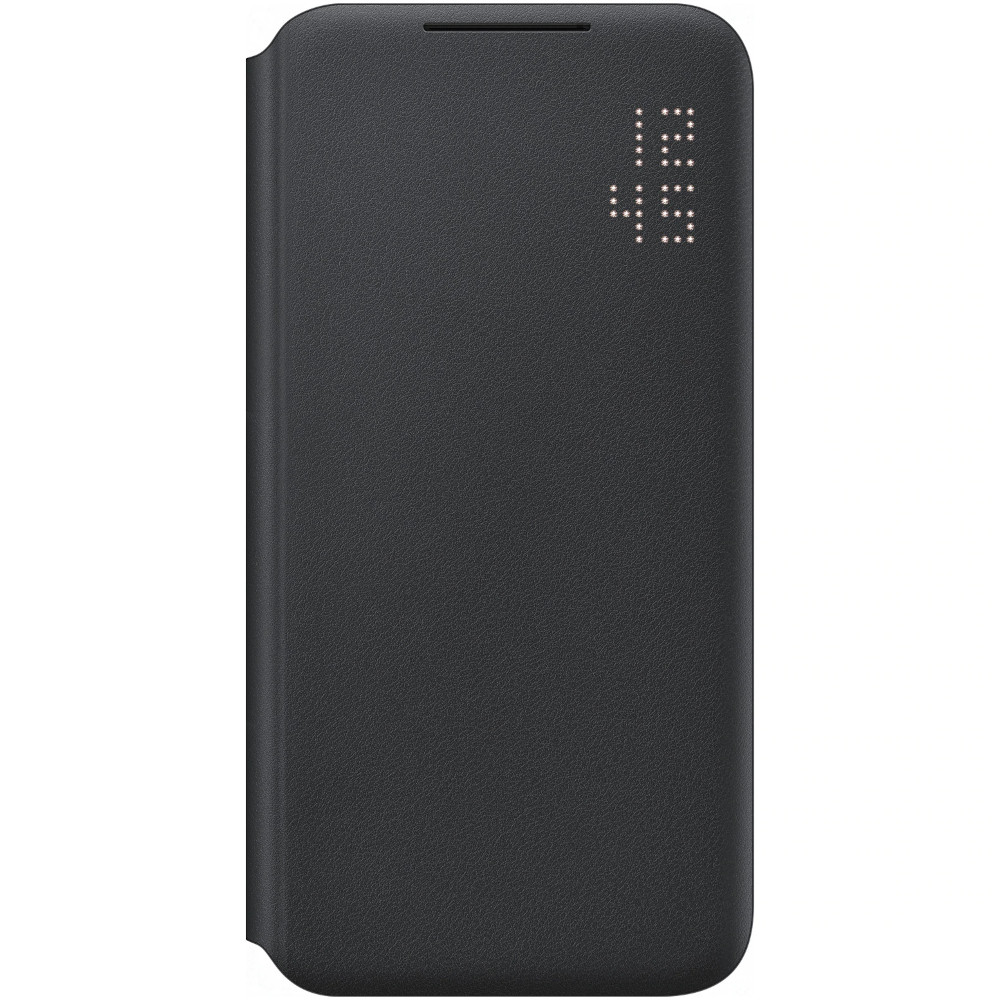 Husa de protectie Samsung Smart LED View Cover pentru Galaxy S22, Negru