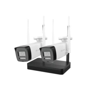 Kit supraveghere exterior WiFi HikVision Easy-Link HiLook IKS-2044BH-PH/W, 4MP, 2.8 mm, IR 30, microfon, difuzor, detectie miscare, slot card Kit supraveghere exterior WiFi HikVision Easy-Link HiLook IKS-2044BH-PH/W, 4MP, 2.8 mm, IR 30, microfon, difuzor, detectie miscare, slot card