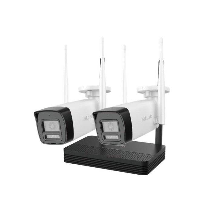 Kit supraveghere exterior WiFi HikVision Easy-Link HiLook IKS-2042BH-PH/W, 2MP, 2.8 mm, IR 30, microfon, difuzor, detectie miscare, slot card Kit supraveghere exterior WiFi HikVision Easy-Link HiLook IKS-2042BH-PH/W, 2MP, 2.8 mm, IR 30, microfon, difuzor, detectie miscare, slot card