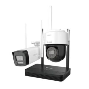 Kit supraveghere WiFi mixt HikVision Easy-Link HiLook IKS-2044BPH-PH/W, 4MP, 2.8 mm, IR 30 / 25 m, lumina alba 25 m, microfon, difuzor, detectie miscare, slot card Kit supraveghere WiFi mixt HikVision Easy-Link HiLook IKS-2044BPH-PH/W, 4MP, 2.8 mm, IR 30 / 25 m, lumina alba 25 m, microfon, difuzor, detectie miscare, slot card
