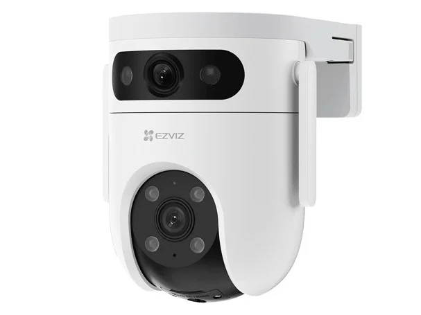 Camera IP Wi-Fi Ezviz Dual PT panoramica CS-H9c(5mp+5mp), 5MP+5MP, Iluminare Duala, Alarma Acustica si Optica, Auto Tracking, slot MicroSD