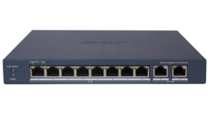 Switch PoE, Hikvision DS-3E1510P-EI, 8 porturi Gigabit PoE, 2 porturi RJ45, 110W Switch PoE, Hikvision DS-3E1510P-EI, 8 porturi Gigabit PoE, 2 porturi RJ45, 110W