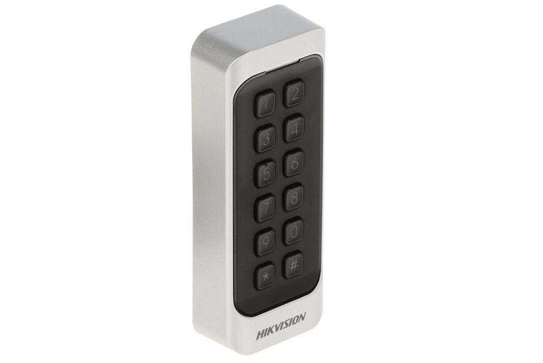 Cititor de carduri, tastatura, RS-485, Wiegand,13.56MHz,  Hikvision DS-K1107AMK