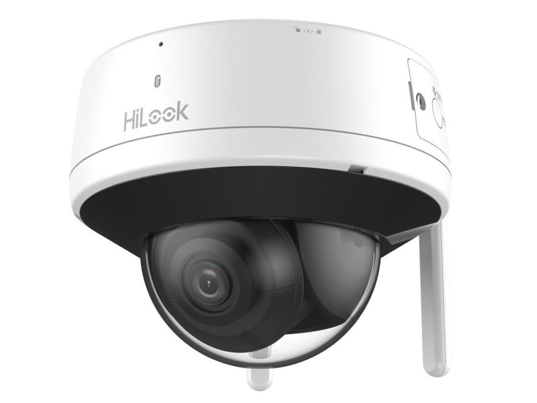 Camera supraveghere IP Wi-Fi Hikvision HiLook IPC-D140HA-D/W(2.8mm)(W), 4MP, IR 30m, audio, slot card microSD, IP66