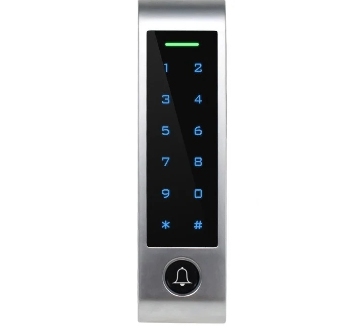 Control acces exterior, card EM si Mifare, taste touch, Wi-Fi, alarma si sonerie, compatibil cu aplicatia Tuya, IP66, SECUKEY H4-WiFi EM+Mifare