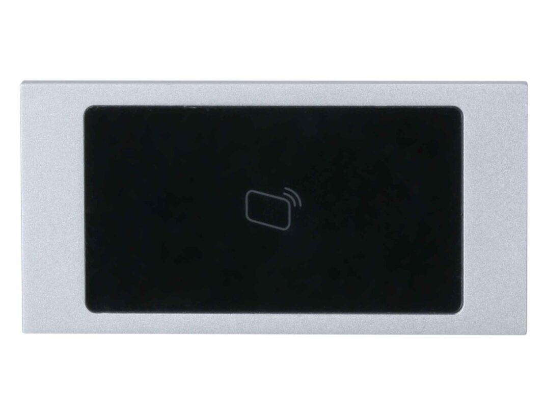 Modul videointerfon Dahua VTO4202F-MR1, control acces, 125kHz, aluminiu, argintiu Modul videointerfon Dahua VTO4202F-MR1, control acces, 125kHz, aluminiu, argintiu