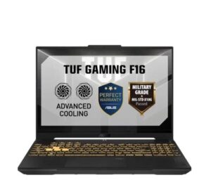 Laptop Gaming ASUS TUF F16 FX607VJB (Procesor Intel® Core™ 5 210H (12M Cache, up to 4.80 GHz), 16inch FHD+ 144Hz, 16GB DDR5, 512GB SSD, NVIDIA GeForce RTX 3050 @6GB, DLSS 3.0, Negru/Gri) Laptop Gaming ASUS TUF F16 FX607VJB (Procesor Intel® Core™ 5 210H (12M Cache, up to 4.80 GHz), 16inch FHD+ 144Hz, 16GB DDR5, 512GB SSD, NVIDIA GeForce RTX 3050 @6GB, DLSS 3.0, Negru/Gri)