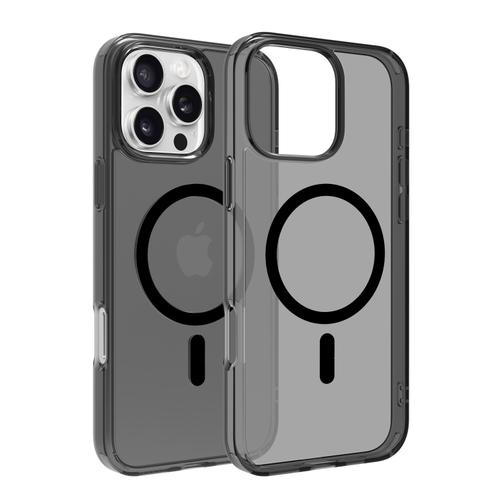 Husa Protectie Spate Dviced DV511034, Magsafe, pentru iPhone 16 Pro Max (Transparent/Fumuriu) Husa Protectie Spate Dviced DV511034, Magsafe, pentru iPhone 16 Pro Max (Transparent/Fumuriu)