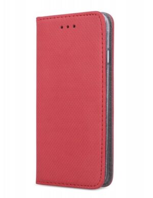 Husa pentru Oppo Reno12 Pro, OEM, Smart Magnet, Rosie Husa pentru Oppo Reno12 Pro, OEM, Smart Magnet, Rosie