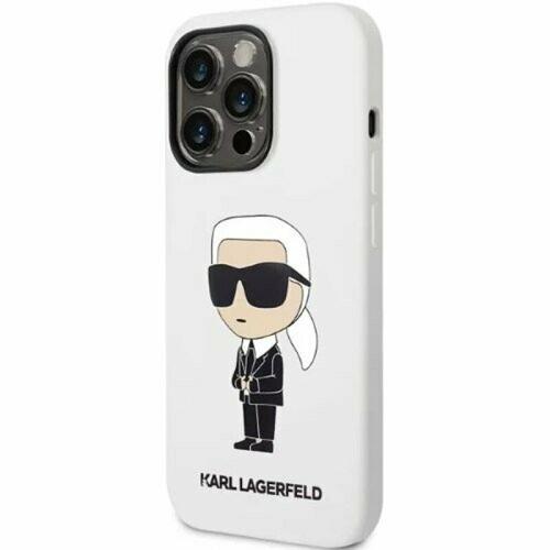 Husa de protectie Karl Lagerfeld Liquid Silicone Ikonik NFT pentru iPhone 14 Pro Max (Alb) Husa de protectie Karl Lagerfeld Liquid Silicone Ikonik NFT pentru iPhone 14 Pro Max (Alb)