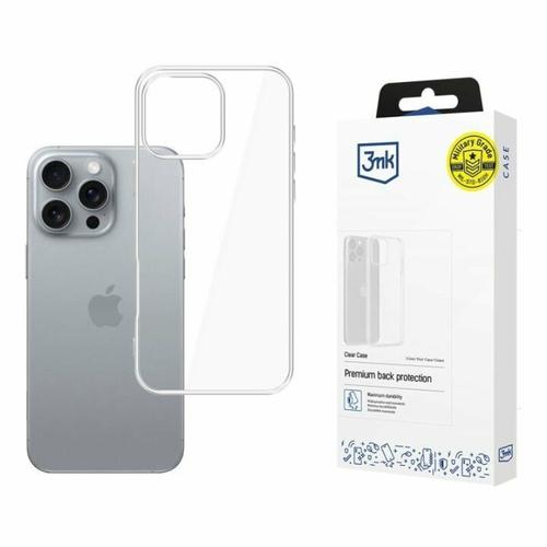 Husa de protectie 3mk Clear Case pentru iPhone 16 Pro Max, Transparent Husa de protectie 3mk Clear Case pentru iPhone 16 Pro Max, Transparent
