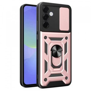 Husa pentru Samsung Galaxy A36 A366, Techsuit, CamShield, Negru/Roz Husa pentru Samsung Galaxy A36 A366, Techsuit, CamShield, Negru/Roz