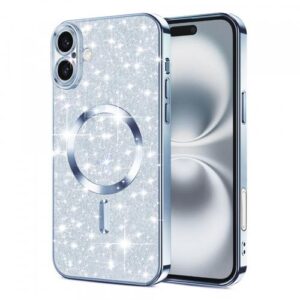 Husa MagSafe Techsuit Luxury Glitter pentru Apple iPhone 16 Plus (Verde) Husa MagSafe Techsuit Luxury Glitter pentru Apple iPhone 16 Plus (Verde)