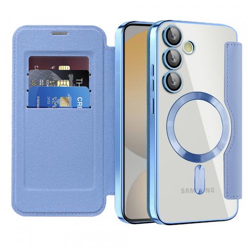 Husa MagSafe Techsuit SmartMag Book pentru Samsung Galaxy S24 FE S721 (Maro) Husa MagSafe Techsuit SmartMag Book pentru Samsung Galaxy S24 FE S721 (Maro)