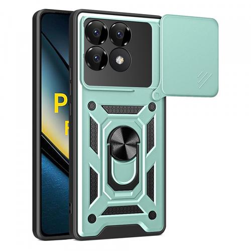 Husa Techsuit CamShield pentru Poco F6 Pro, Albastru Husa Techsuit CamShield pentru Poco F6 Pro, Albastru
