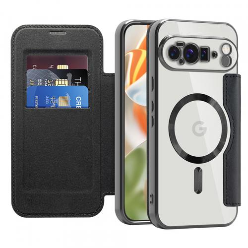 Husa MagSafe pentru Google Pixel 10 Pro XL, Techsuit, SmartMag Book (Negru) Husa MagSafe pentru Google Pixel 10 Pro XL, Techsuit, SmartMag Book (Negru)