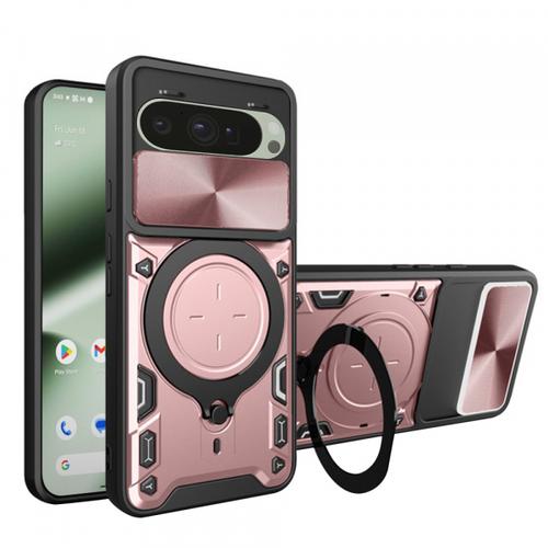 Husa pentru Google Pixel 10 Pro / 10, Techsuit, CamGuard Pro (Roz/Auriu) Husa pentru Google Pixel 10 Pro / 10, Techsuit, CamGuard Pro (Roz/Auriu)