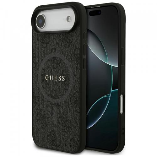 Husa MagSafe pentru Apple iPhone Air, Guess, 4G Ring Classic Logo, Neagra Husa MagSafe pentru Apple iPhone Air, Guess, 4G Ring Classic Logo, Neagra