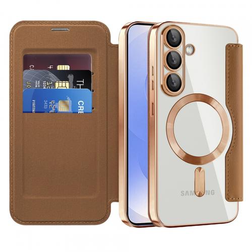 Husa MagSafe pentru Samsung Galaxy S25+ S936, Techsuit, SmartMag Book (Negru) Husa MagSafe pentru Samsung Galaxy S25+ S936, Techsuit, SmartMag Book (Negru)