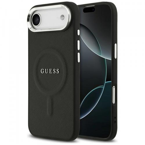 Husa MagSafe pentru Apple iPhone Air, Guess, Classic Logo, Neagra Husa MagSafe pentru Apple iPhone Air, Guess, Classic Logo, Neagra
