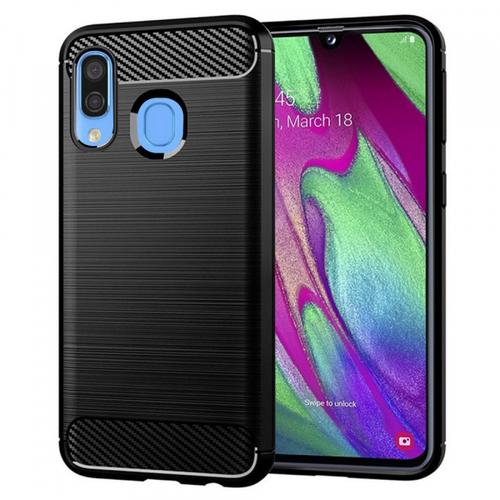 Husa pentru Samsung Galaxy A40 A405, Techsuit, Carbon Husa pentru Samsung Galaxy A40 A405, Techsuit, Carbon