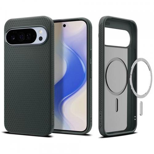 Husa Spigen Liquid Air MagSafe pentru Google Pixel 10 Pro XL, Verde Husa Spigen Liquid Air MagSafe pentru Google Pixel 10 Pro XL, Verde