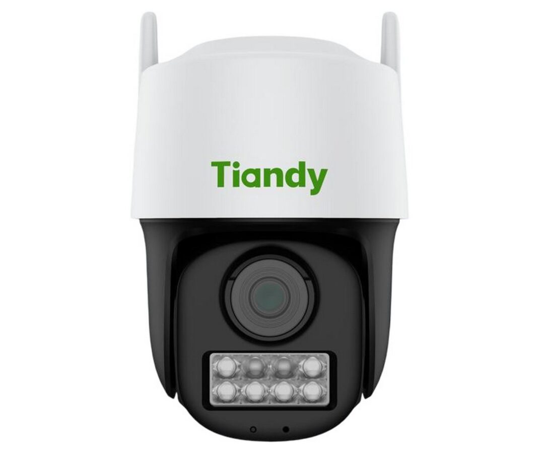 Camera supraveghere exterior wireless Tiandy, 5MP, Iluminare duala, Wi-Fi, rotire si inclinare, audio, IP66, TC-H353N-I5WCWIFIEu4mmV4.2