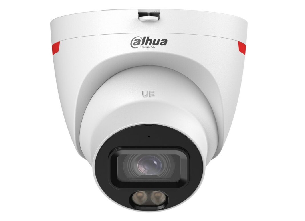 Camera supraveghere dome IP Dahua IPC-HDW2249T-S-LED-0280B-PRO, WizSense, 2MP, WizColor, LED alb 30m, Audio, PoE, IP67