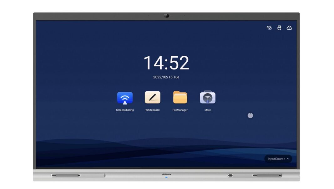 Tabla interactiva cu touch screen Dahua LCH75-MC410-B Whiteboard, 75 inci 4K, camera 5MP incorporata Tabla interactiva cu touch screen Dahua LCH75-MC410-B Whiteboard, 75 inci 4K, camera 5MP incorporata