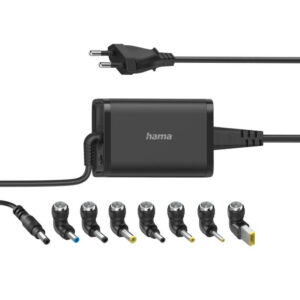 Incarcator universal laptop Hama 200001, 15-19 V, 45W, Negru Incarcator universal laptop Hama 200001, 15-19 V, 45W, Negru