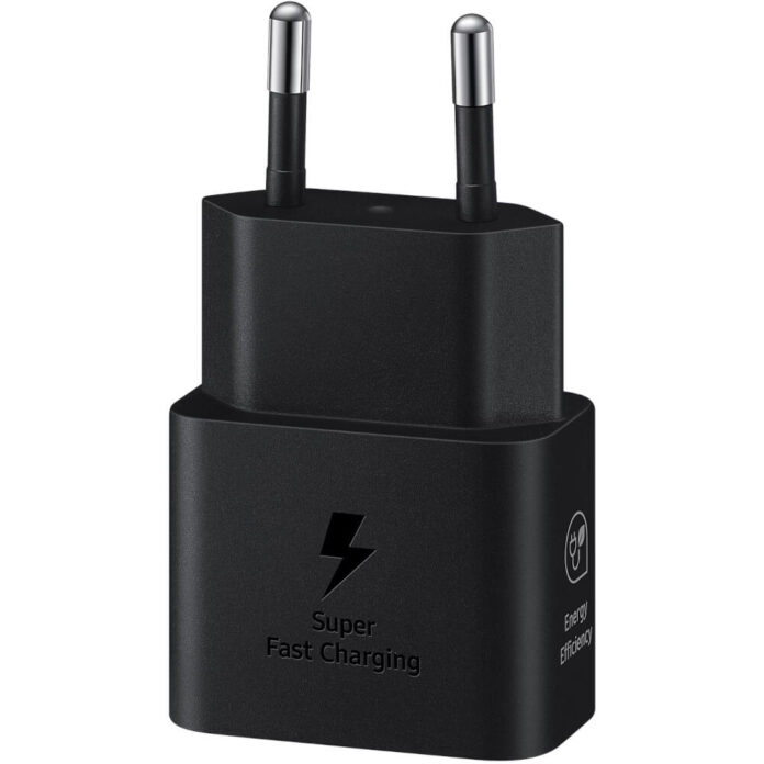 Incarcator retea fara cablu Samsung, Type C, 25W, Super Fast Charging, Alb