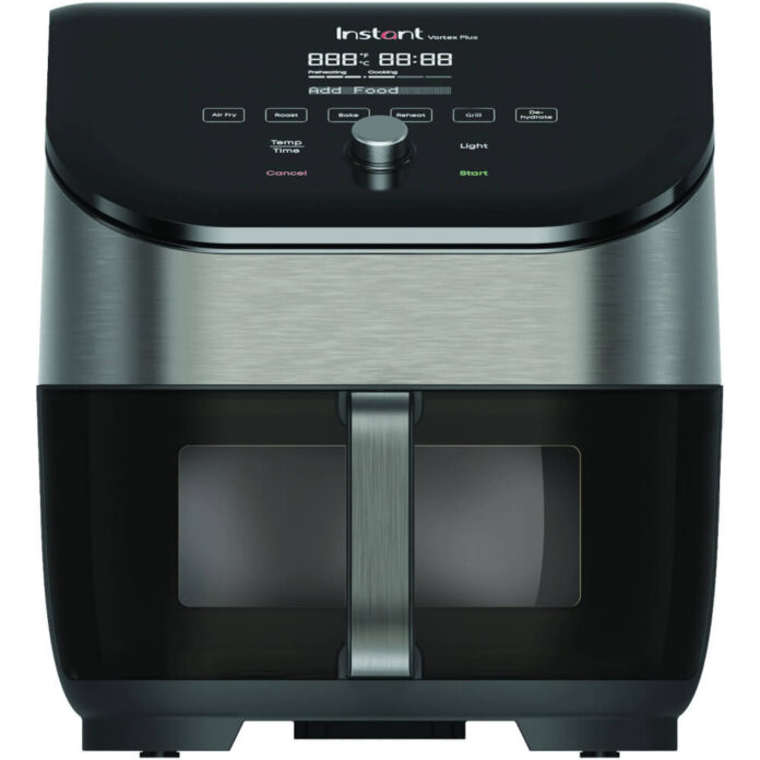 Friteuza cu aer cald, fara ulei, Instant Pot Vortex Plus 6 Clear Cook si Odor Erase, Ecran digital, Cos detasabil, 6 functii de gatire, Capacitate 5.7 litri, 1700W Friteuza cu aer cald, fara ulei, Instant Pot Vortex Plus 6 Clear Cook si Odor Erase, Ecran digital, Cos detasabil, 6 functii de gatire, Capacitate 5.7 litri, 1700W