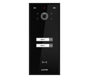 Post exterior videointerfon, 2 familii, negru, montaj aparent, Electra VPH.02S03.ELBTL Post exterior videointerfon, 2 familii, negru, montaj aparent, Electra VPH.02S03.ELBTL