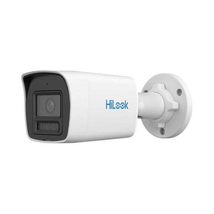 Camera supraveghere exterior IP Hikvision Hilook ColorVu IPC-B149HA-LU, 4 MP, 2.8 mm, IR/lumina alba 30 m, microfon, PoE Camera supraveghere exterior IP Hikvision Hilook ColorVu IPC-B149HA-LU, 4 MP, 2.8 mm, IR/lumina alba 30 m, microfon, PoE
