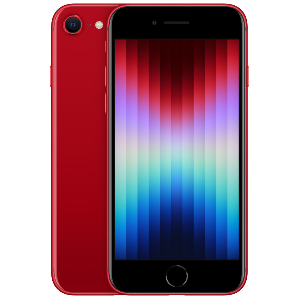 Telefon mobil Apple iPhone SE (gen3), 128GB, Product Red Telefon mobil Apple iPhone SE (gen3), 128GB, Product Red