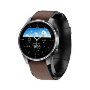 Smartwatch iSEN Watch P50, Negru/Maro Smartwatch iSEN Watch P50, Negru/Maro
