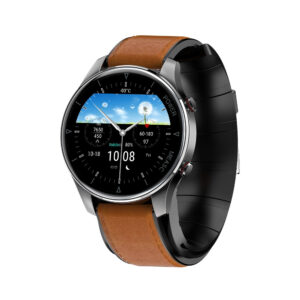Smartwatch iSEN Watch P50, Negru/Maro inchis Smartwatch iSEN Watch P50, Negru/Maro inchis