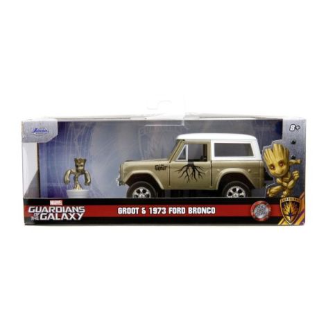Jada Marvel Set Masinuta Metalica Ford Bronco Si Figurina Groot