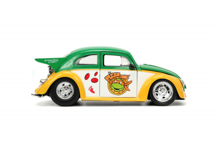 Jada Masinuta Metalica Testoasele Ninja 1959 Volkswagen Drag Beetle 1:24 Jada Masinuta Metalica Testoasele Ninja 1959 Volkswagen Drag Beetle 1:24