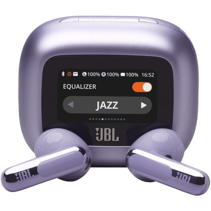 Casti In-Ear JBL Live Flex 3, Bluetooth 5.3, Hi-Res, Smart Case, True Adaptive NC, Autonomie 50H, Multi-point, IP54, Violet Casti In-Ear JBL Live Flex 3, Bluetooth 5.3, Hi-Res, Smart Case, True Adaptive NC, Autonomie 50H, Multi-point, IP54, Violet