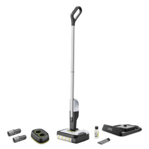 Aparat de curatat podele Karcher FC 2-4 2B Duo. Acumulator Li-Ion, 0.2 L, Sistem cu 2 rezervoare, Argintiu Aparat de curatat podele Karcher FC 2-4 2B Duo. Acumulator Li-Ion, 0.2 L, Sistem cu 2 rezervoare, Argintiu