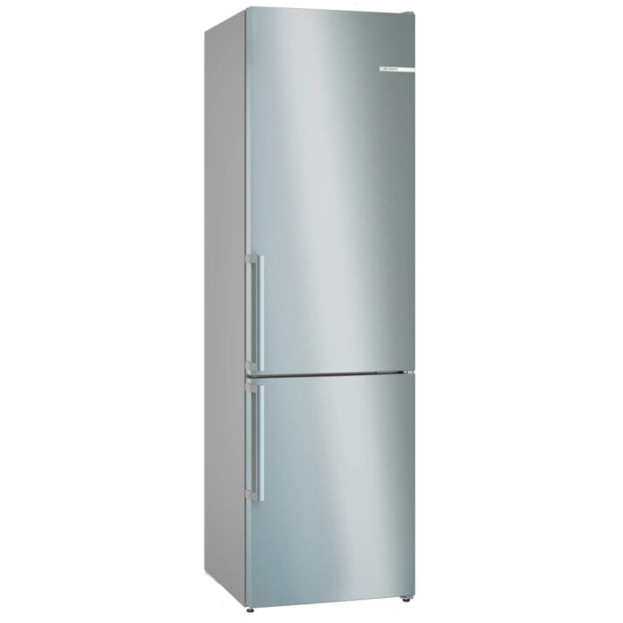 Combina frigorifica Bosch KGN39VIBT, No Frost, 363 l, PerfectFit, Raft sticle, Inox antiamprenta / fara prezentare, Clasa B Combina frigorifica Bosch KGN39VIBT, No Frost, 363 l, PerfectFit, Raft sticle, Inox antiamprenta / fara prezentare, Clasa B
