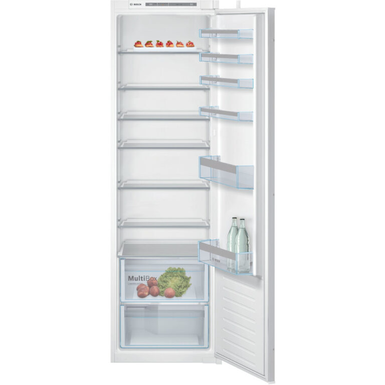 Frigider incorporabil cu o usa Bosch KIR81VSF0 F, 319 l, Super Cooling, Fresh Sense, Suport oua, Iluminare LED, H 177.5 cm, Clasa F
