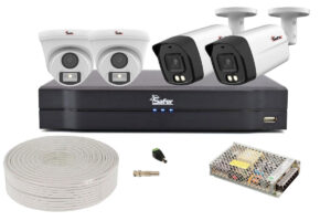 Kit de supraveghere video mixt, 2 camere dome si 2 camere bullet, 5MP, DVR 4 canale, Accesorii incluse, KITMIX-2X-B5MP+2XD5MP-ACC Kit de supraveghere video mixt, 2 camere dome si 2 camere bullet, 5MP, DVR 4 canale, Accesorii incluse, KITMIX-2X-B5MP+2XD5MP-ACC