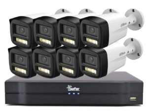 Kit supraveghere HDCVI cu DVR 16 canale, 8x camera bullet 5MP, 3.6mm, IR 80m, Safer, KIT-DVRSAF8BP Kit supraveghere HDCVI cu DVR 16 canale, 8x camera bullet 5MP, 3.6mm, IR 80m, Safer, KIT-DVRSAF8BP